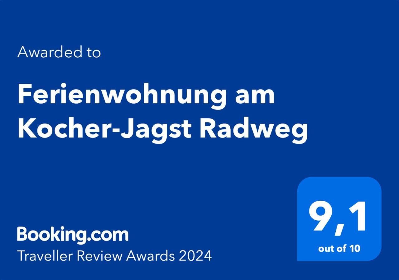 Ferienwohnung Am Kocher-Jagst Radweg نيوينشتاتدت ام كوشر المظهر الخارجي الصورة